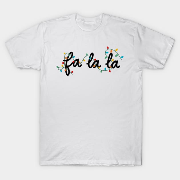 christmas lights T-Shirt by nicolecella98